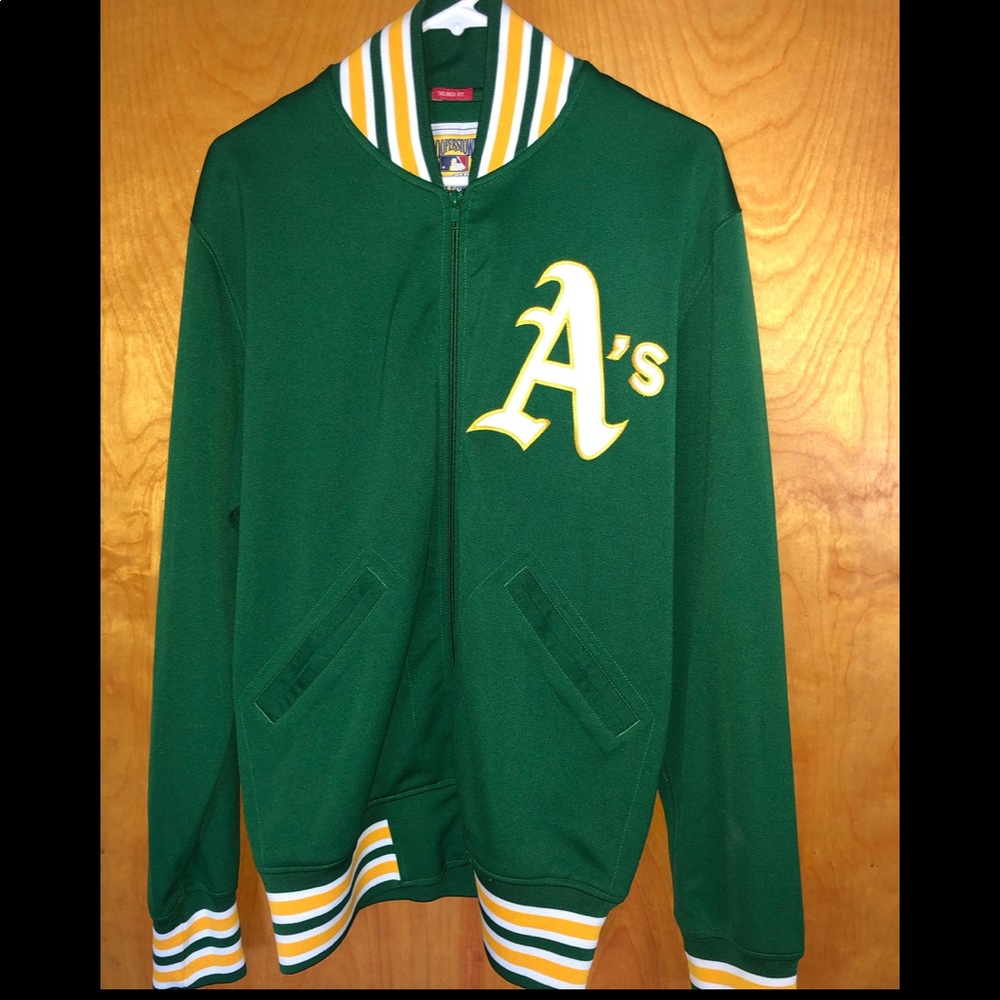 Oakland A’s Authentic Jacket Large Men